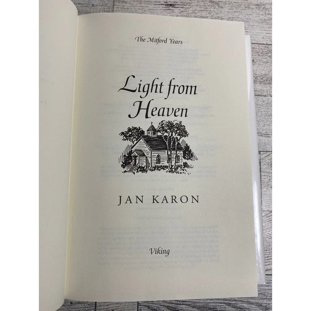 Light from‎ Heaven Jan Karon 2005 HCDJ Mitford Years Series Final Volume Ex-Lib